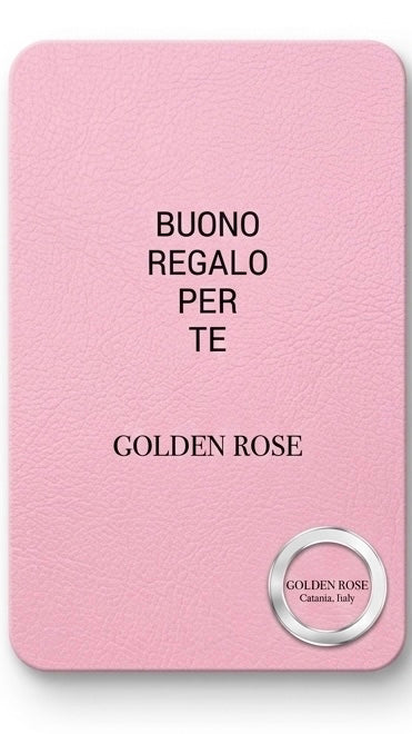 “Gift Card Golden Rose”