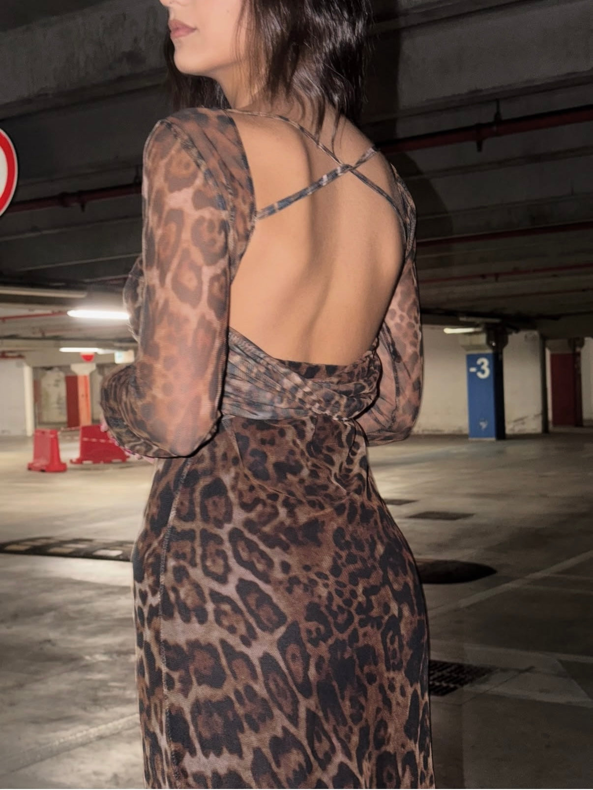 Vestito Leopardato